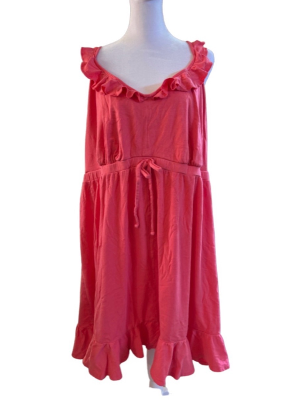Cacique Coral Ruffle Chemise Nightgown - Picture 3 of 6